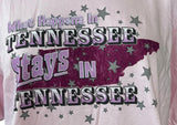 Quail Hollow Women's What Happens In Tennessee Stays In Tennessee Shirt Size L