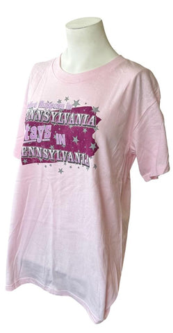 Quail Hollow Women's What Happens In Pennsylvania Stays In Pennsylvania Shirt L
