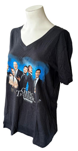 Anvil Women's Celtic Thunder Heritage Black Short Sleeve Shirt Size Large
