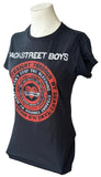 Gildan Women's Backstreet Boys Soldier Down Black Short Sleeve Shirt Size Medium