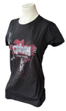 Tultex Women's Cirque Du Soliel Quidam Black Short Sleeve Shirt Size Large