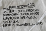Anvil Women's Flight Of The Conchords European Tour 2010 White Shirt Size Large