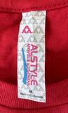 Alstyle Women's Aerosmith Bad Boys Of Boston Live! Red Shirt Size Medium
