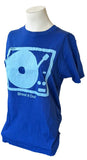 Alternative Women's Hanson Shout It Out Blue Short Sleeve Shirt Size Small