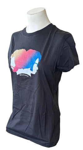 Anvil Women's Flight Of The Conchords Graphic Black Short Sleeve Shirt Size L