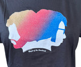 Anvil Women's Flight Of The Conchords Graphic Black Short Sleeve Shirt Size L