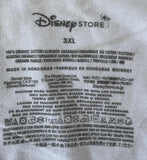 Disney Women's Winnie The Pooh Bee Graphic White Short Sleeve Shirt Size 3XL