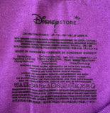 Disney Women's Mickey Mouse Vampire Graphic Purple Short Sleeve Shirt Size Large