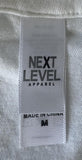 Next Level Women's Kings Of Leon Howling Wolf Graphic White Shirt Size Medium