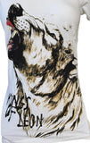 Next Level Women's Kings Of Leon Howling Wolf Graphic White Shirt Size Medium