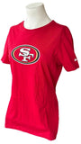 NFL Team Apparel Nike Women's San Francisco 49ers Logo Red Shirt Size Large