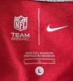 NFL Team Apparel Nike Women's San Francisco 49ers Logo Red Shirt Size Large