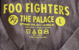 Women's Foo Fighters Tour 2011 Detroit, MI Black Short Sleeve Shirt Size Large