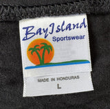 Bay Island Men's The White Stripes Skeleton Heart Graphic Black Shirt Size Large