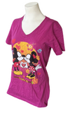 Disney Women's Mickey Mouse And Minnie Mouse O'ahu, HI Pink Shirt Size Medium