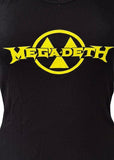 Next Level Women's Megadeth Graphic Black Tank Top Shirt Size Large