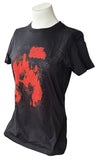 Anvil Women's Eleventh Annual Moe. Down Black Short Sleeve Shirt Size Large
