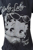 Bay Island Men's Universal Studios Betty Boop Shady Lady Black Shirt Size Large