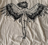 Alternative Women's Spread Your Wings Beige Long Sleeve Shirt Size X-Large