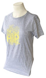 Next Level Women's The Tragically Hip Graphic Gray Shirt Size Medium