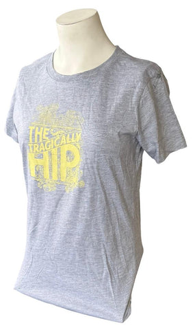 Next Level Women's The Tragically Hip Graphic Gray Shirt Size Medium