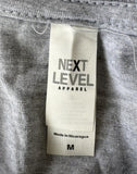 Next Level Women's The Tragically Hip Graphic Gray Shirt Size Medium