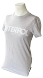 American Apparel Women's Interpol Graphic Gray Short Sleeve Shirt Size Small