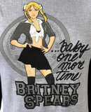 American Apparel Britney Spears Baby One More Time 3/4 Sleeve Shirt Size Medium
