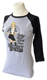 American Apparel Britney Spears Baby One More Time 3/4 Sleeve Shirt Size Medium
