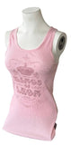 Next Level Women's Kings Of Leon Graphic Pink Tank Top Size Large