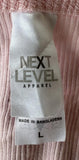 Next Level Women's Kings Of Leon Graphic Pink Tank Top Size Large