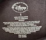 Disney Boys Alice In Wonderland Graphic Black Short Sleeve Shirt Size Small
