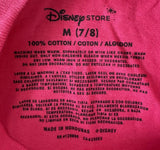 Disney Girls Sleeping Beauty Aurora Graphic Pink Short Sleeve Shirt Size Medium