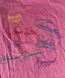 Disney Girls Princesses Graphic Pink Short Sleeve Shirt Size Medium