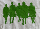 Delta Boys Celtic Thunder Graphic White Short Sleeve Shirt Size Large