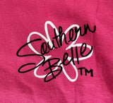 Anvil Girls Southern Belle With Faith Nothing Is Impossible Pink Shirt Size L