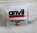 Anvil Youth Nick Jonas Tour 2011 Graphic White Short Sleeve Shirt Size Large