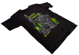 Disney Youth The Haunted Mansion Graphic Black Short Sleeve Shirt Size Large