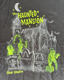 Disney Youth The Haunted Mansion Graphic Black Short Sleeve Shirt Size Large