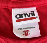 Anvil Youth Ron Jon Surf Shop Key West Red Short Sleeve Shirt Size Medium