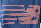 New Balance Women's NB Logo Blue Short Sleeve Shirt Size Large