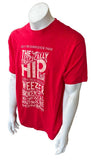 Tultex Men's The Tragically Hip 2011 Downsview Park W/ Weezer Red Shirt Size XL