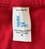 Tultex Men's The Tragically Hip 2011 Downsview Park W/ Weezer Red Shirt Size XL