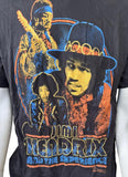 Delta Men's Jimi Hendrix And The Experience Graphic Black Shirt Size Large