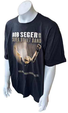 Anvil Men's Bob Seger & The Silver Bullet Band Tour 2013 Black Shirt Size 2XL