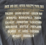 Anvil Men's Bob Seger & The Silver Bullet Band Tour 2013 Black Shirt Size 2XL