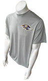 Nike Dri-Fit Men's Baltimore Ravens Graphic Gray Short Sleeve Shirt Size Large
