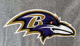Nike Dri-Fit Men's Baltimore Ravens Graphic Gray Short Sleeve Shirt Size Large