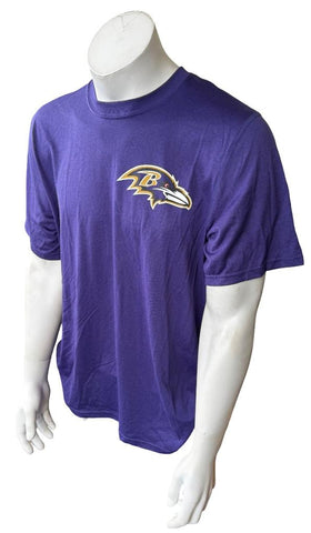 Nike Dri-Fit Men's Baltimore Ravens Graphic Purple Short Sleeve Shirt Size Large