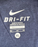 Nike Dri-Fit Men's Los Angeles Chargers Navy Short Sleeve Shirt Size X-Large
